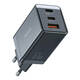 Mcdodo CH-1541 GaN zidni punjač, ​​2x USB-C, 1x USB, 67W (crni)