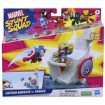 Marvel Stunt Squad: Captain America vs. Set za igru ​​Thanos Launcher - Hasbro