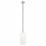 ARGON 4038 | Kalimera Argon visilice svjetiljka 1x E27 krom, crno, opal