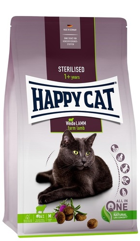Happy Cat Sterilised Weide Lamm - janjetina 300 g
