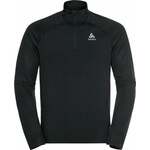 Odlo The Essential Ceramiwarm Mid Layer Half Zip Black S Majica za trčanje