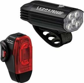 Lezyne Fusion Drive Pro 600+/KTV Drive Pro+ Pair Satin Black/Black Front 600 lm / Rear 150 lm Svjetlo za bicikl