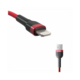 MS CABLE USB-A 2.0 -&gt; LIGHTNING, 1m, crveni