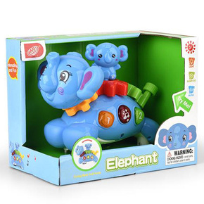 Igračka slonić za ljuljanje sa svjetlosnim i zvučnim efektima