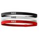 Bend za glavu Nike Elastic Headbands 2.0 3P - black/white/university red
