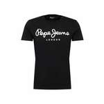 Pepe Jeans Majica crna / bijela