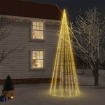 Božićno drvce sa šiljkom i 732 LED žarulje tople bijele 500 cm