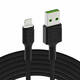Kabel USB Lightning Green Cell GC Ray, 200cm, za iPhone, iPad, iPod, bijeli LED, brzo punjenje