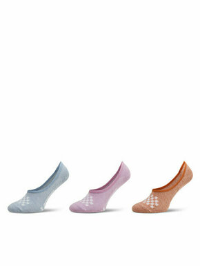 Set od 3 para ženskih niskih čarapa Vans Wm Classic Heathered Canoodle 6.5-10 3Pk VN0A48HEDSB1 Dusty Blue