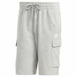 ADIDAS SPORTSWEAR Sportske hlače 'Essentials' siva melange / bijela