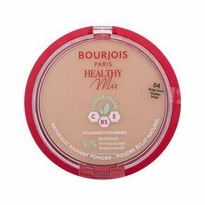 BOURJOIS Paris Healthy Mix Clean &amp; Vegan Naturally Radiant Powder iluminirajući puder 10 g nijansa 04 Golden Beige