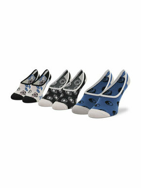 Set od 3 para ženskih niskih čarapa Vans Masc Mind Canoodle VN0A5L6X4481 Multi