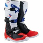 Alpinestars Tech 3 Boots White/Bright Red/Dark Blue 42 Motociklističke čizme