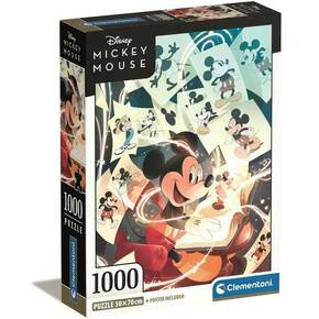Disney: Mickey Miš klasični puzzle od 1000 dijelova Compact 50x70cm - Clementoni