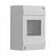 KANLUX 3851 | Kanlux zidna radjelna kutija DIN35, 4P pravotkutnik IP30 IK06 bijelo