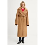 Vuneni kaput MMC STUDIO smeđa VESPERE.COAT