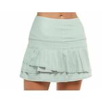 Ženska teniska suknja Lucky in Love Avant Garde 1.0 Long Architect Stripe Skirt - sage