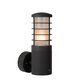 LUCIDE 14871/01/30 | SolidL Lucide zidna svjetiljka svjetlosni senzor - sumračni prekidač 1x E27 IP54 crno, opal