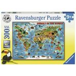 Ravensburger slagalica Karta svijeta, 300 dijelova
