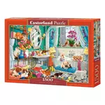 Castorland puzzle 1500 kom crazy pet bath