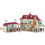 Schleich velika kuća sa stajama, priborom i figurama na šarkama