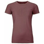 Ortovox 120 Tec Lafatscher Topo T-Shirt W Mountain Rose M Majica na otvorenom