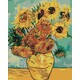 slikanje po brojevima 50x40 Sunflowers by Van Gogh sa drvenim okvirom i setom za slikanje