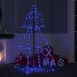 Stožasto božićno drvce unutarnje i vanjsko 160 LED 78 x 120 cm