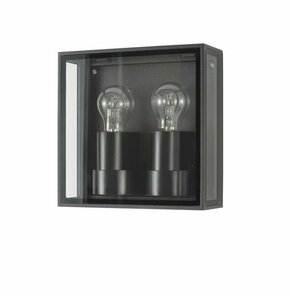 NOVA LUCE 9197702 | Sorren Nova Luce zidna svjetiljka oblik cigle 2x E27 IP65 antracit