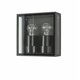 NOVA LUCE 9197702 | Sorren Nova Luce zidna svjetiljka oblik cigle 2x E27 IP65 antracit, prozirno