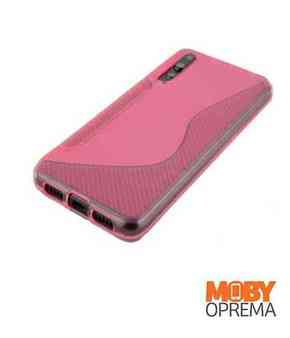 Huawei P20 pro roza silikonska maska