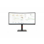 Lenovo ThinkVision T34w-30 monitor, VA, 34", 21:9, 3440x1440, 60Hz, USB-C, HDMI, Display port, USB