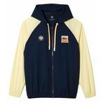 Muška sportski pulover Lacoste SPORT Roland Garros Edition Zip Sweatshirt - navy blue/yellow