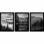 Slike u setu od 3 komada 35x45 cm Black &amp; White - Wallity