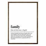 Plakat 50x70 cm Family - Wallity