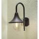 Vanjska zidna svjetiljka Bari 7237-750 Konstsmide E27 crna, akrilno staklo bistro