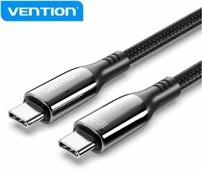 Vention Cotton Braided USB 2.0 C Male to C Male 5A Cable 1