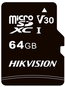 HIKVISION HS-TF-C1 64GB MicroSDXC 30 MB/s HS-TF-C1(STD)/64G/ADAPTER