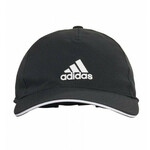 Kapa za tenis Adidas AeroReady Baseball Cap - black/white/white