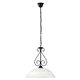 RABALUX 7816 | Athen Rabalux visilice svjetiljka 1x E27 crno mat, bijelo alabaster