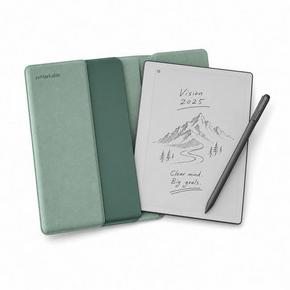 Tablet reMarkable Paper Pure + Marker Plus + Sleeve Folio Mist Green