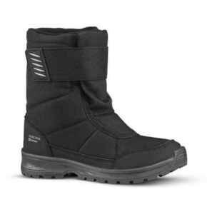 Čizme za snijeg vodootporne i tople dječje SH100 crne