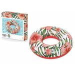 Swimming Ring With Pink Palms 119 m Bestway 36237
