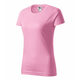 Majica kratkih rukava ženska BASIC 134 - XXL,Ružičasta