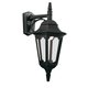 ELSTEAD PR2-BLACK | Parish Elstead zidna svjetiljka 1x E27 IP44 crno, prozirno