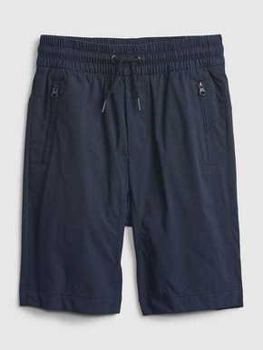 Dječje kratke hlače GAP boja: tamno plava - mornarsko plava. Dječje kratke hlače iz kolekcije GAP. Model izrađen od tkanine.