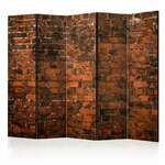 Paravan u 5 dijelova - Old Brick Wall II [Room Dividers] 225x172