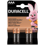Duracell Baterija alkalna, AA, 1,5 V, blister 4 kom. - Mignon AAA B4