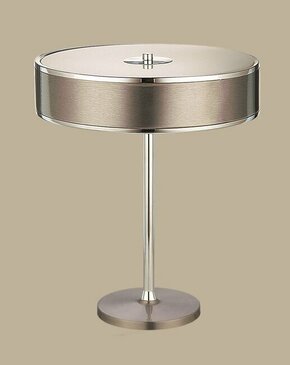 JUPITER 1209 JA G S | Jazz Jupiter stolna svjetiljka 47cm sa prekidačem na kablu 2x E14 srebrno