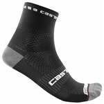 Castelli Rosso Corsa Pro 9 Sock Black S/M Biciklistički čarape